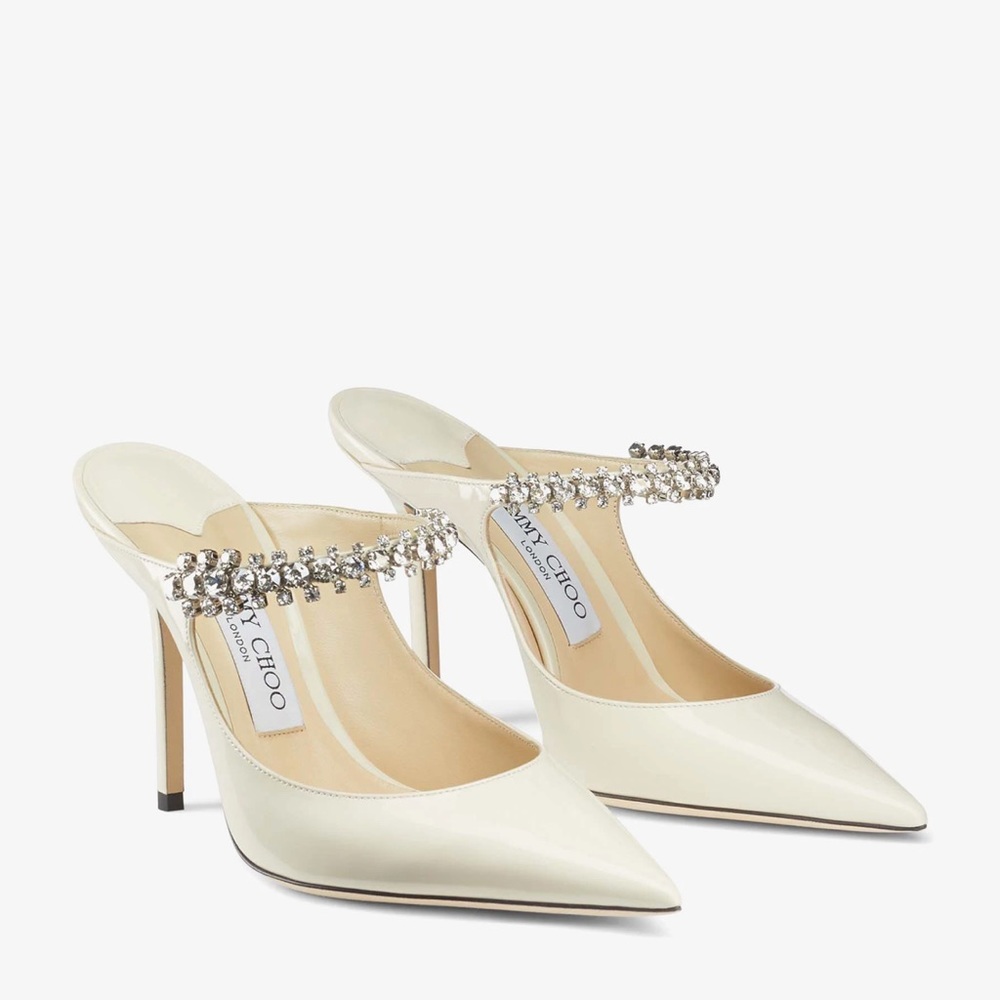 Jimmy Choo Bing 🩵100 Patent leather